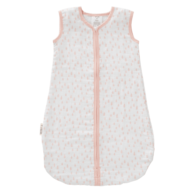 Fresk Slaapzak Baby Muslin Drops Chintz Rose 2 - laags - Fresk - Babywinkel - 8719638234191