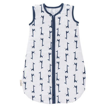 Fresk Slaapzak Baby Muslin Giraf Indigo Blue 2 - laags - Fresk - Babywinkel - 8719638233231