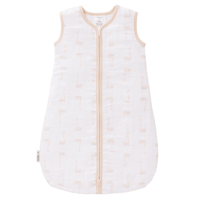 Fresk Slaapzak Baby Muslin Swan Pale Peach 2 - laags - Fresk - Babywinkel - 8719638233279