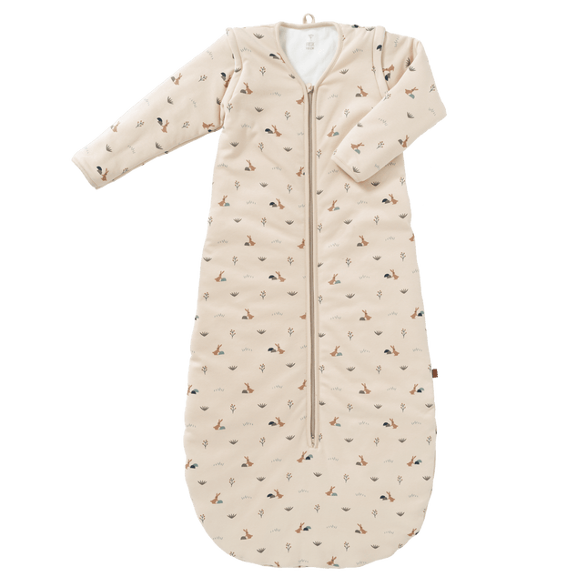 Fresk Slaapzak Baby Rabbit Met Afritsbare Mouw Sandshell 110cm - Fresk - Babywinkel - 8720574693355