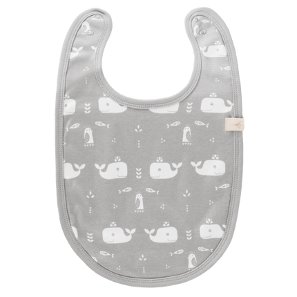 Fresk Slabbetje Whale Dawn Grey - Fresk - Babywinkel - 8718754235471