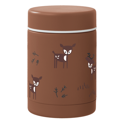 Fresk Thermosbak Deer Amber Brown 300ml - Fresk - Babywinkel - 8720574694819