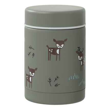Fresk Thermosbak Deer Olive 300ml - Fresk - Babywinkel - 8720574694840