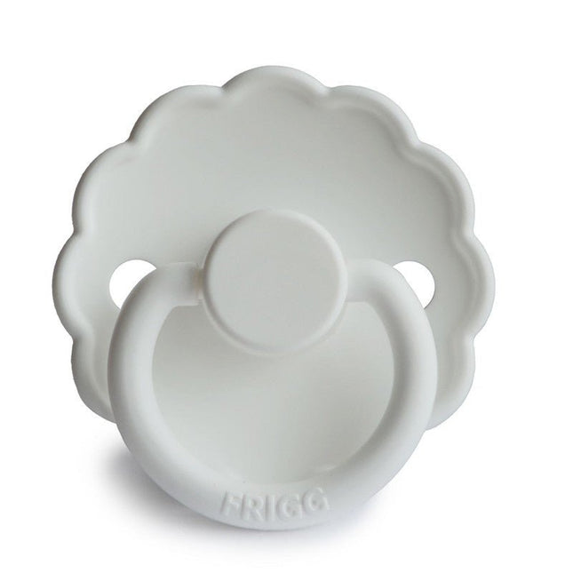 Frigg Speen Maat 1 Daisy Bright White Silicone - Frigg - Babywinkel - 5715239009728