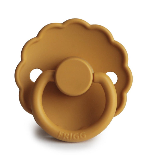 Frigg Speen Maat 1 Daisy Honey Gold Latex - Frigg - Babywinkel - 5715239213644
