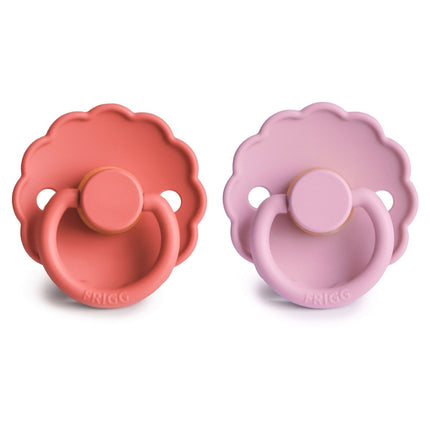 Frigg Speen Maat 1 Daisy Poppy/Lupine Latex 2 - Pack - Frigg - Babywinkel - 5715239026589