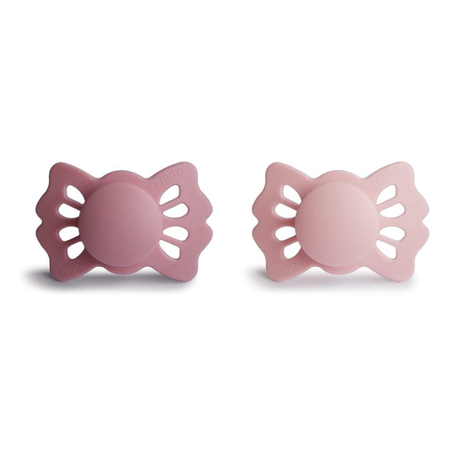 Frigg Speen Maat 1 Lucky Cedar/Baby Pink Silicone 2 - Pack - Frigg - Babywinkel - 5715239022222