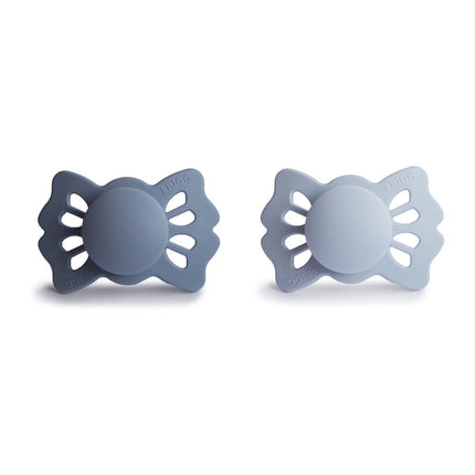 Frigg Speen Maat 1 Lucky Slate/Powder Blue Silicone 2 - Pack - Frigg - Babywinkel - 5715239022147