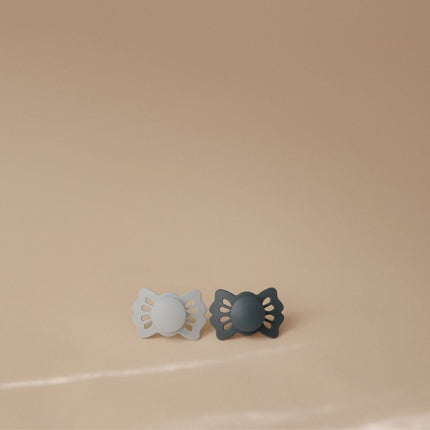 Frigg Speen Maat 1 Lucky Slate/Powder Blue Silicone 2 - Pack - Frigg - Babywinkel - 5715239022147