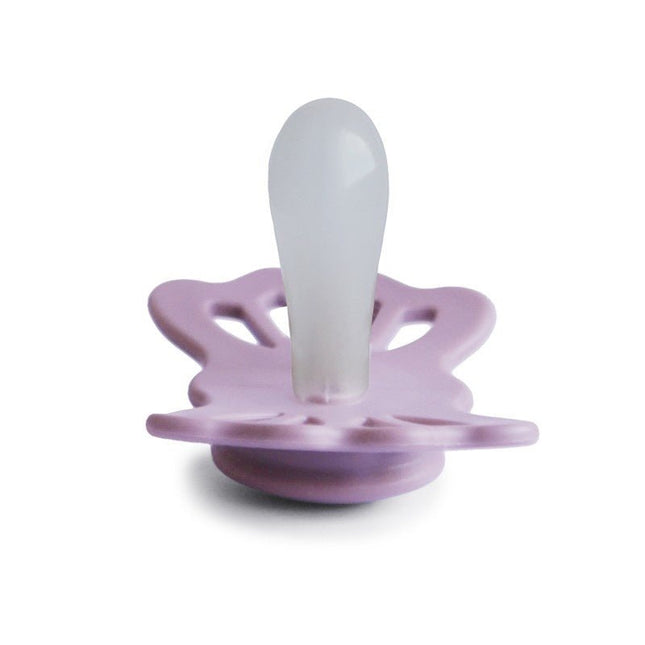 Frigg Speen Maat 1 Lucky Symmetrical Soft Lilac Silicone - Frigg - Babywinkel - 5715239018041
