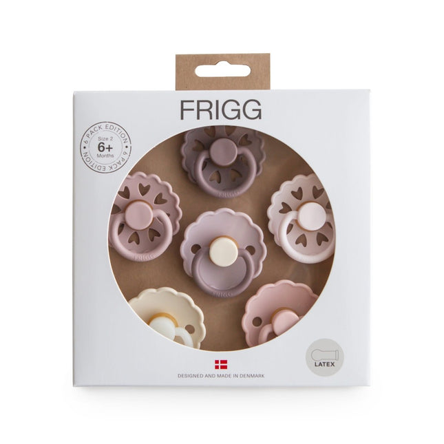 Frigg Speen Maat 2 Blooming Love Latex 6St - Frigg - Babywinkel - 5715239029467