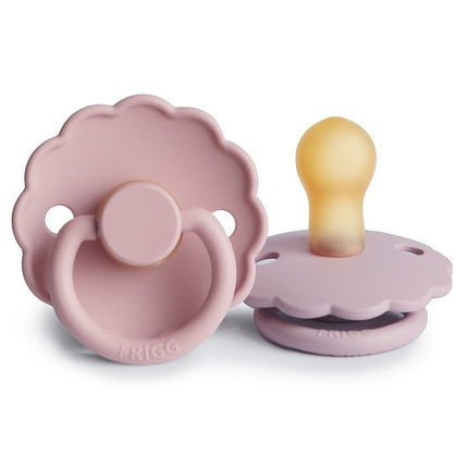Frigg Speen Maat 2 Daisy Baby Pink/Soft Lilac Latex 2 - Pack - Frigg - Babywinkel - 5715239022055
