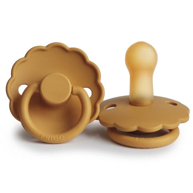 Frigg Speen Maat 2 Daisy Honey Gold Latex - Frigg - Babywinkel - 5715239223643