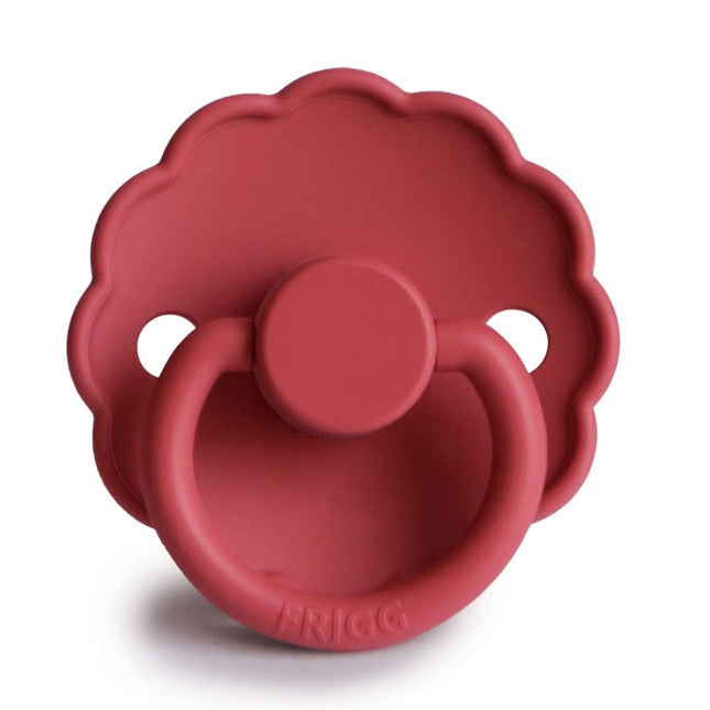 Frigg Speen Maat 2 Daisy Scarlet Silicone - Frigg - Babywinkel - 5715239010526