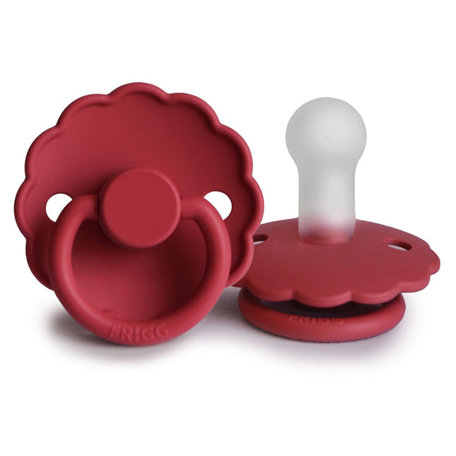 Frigg Speen Maat 2 Daisy Scarlet Silicone - Frigg - Babywinkel - 5715239010526