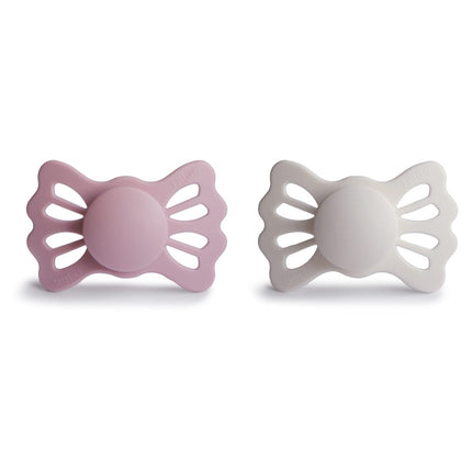 Frigg Speen Maat 2 Lucky Primrose/Silver Gray Silicone 2 - Pack - Frigg - Babywinkel - 5715239022284