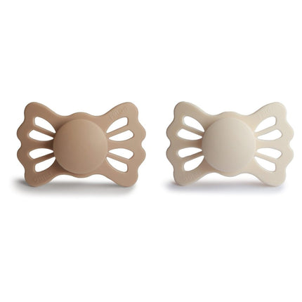 Frigg Speen Maat 2 Lucky Silky Satin/Cream Silicone 2 - Pack - Frigg - Babywinkel - 5715239022321