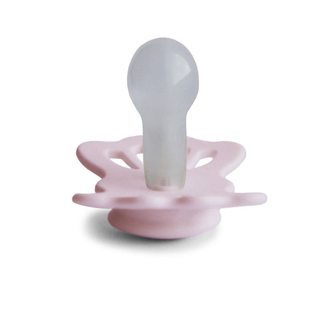 Frigg Speen Maat 2 Lucky Symmetrical White Lilac Silicone - Frigg - Babywinkel - 5715239018195