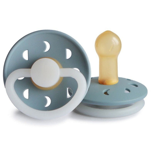 Frigg Speen Maat 2 Moon Night Stone Blue Latex - Frigg - Babywinkel - 5715239019543