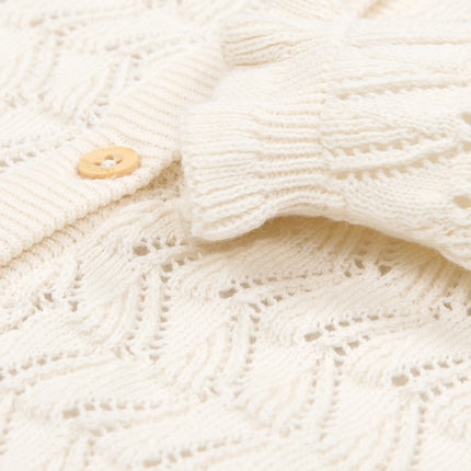 Gebreid vest Creme koop je bij Babywinkel