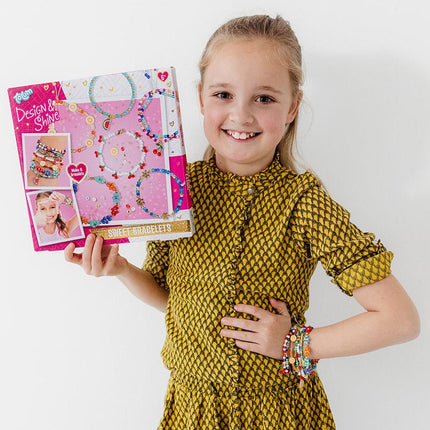 Gekleurde Knutselset Fruit/ Bloemen Armbanden Maken - Babywinkel - 8714274028210