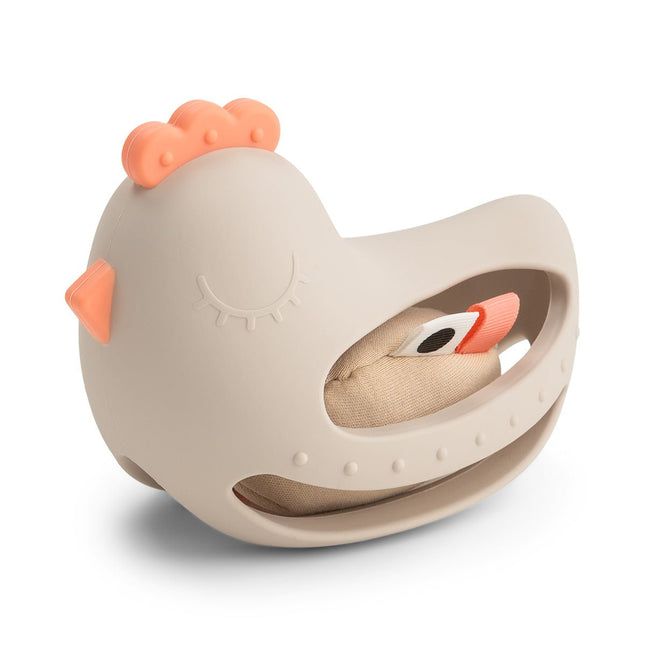 Grip & Bijtring Speelgoed w/rattle Clucky Sand koop je bij Babywinkel