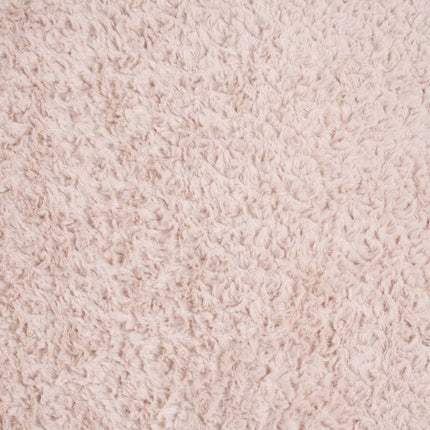 Hoeslaken boxmatras Snow oud roze - Ø90 cm - Babywinkel - 8721052104547