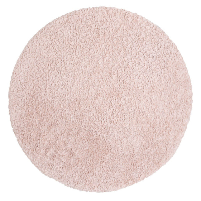 Hoeslaken boxmatras Snow oud roze - Ø95 cm - Babywinkel - 8721052104578