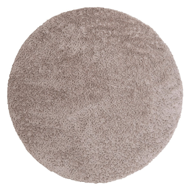 Hoeslaken boxmatras Snow taupe - Ø90 cm - Babywinkel - 8721052104561