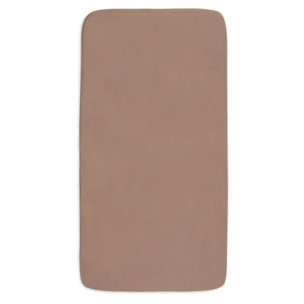 Hoeslaken Jersey 40/50x80/90cm - Milky Coffee/Ivory - 2 Stuks - Babywinkel - 8717329400207
