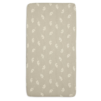 Hoeslaken Jersey 40/50x80/90cm Twig - Olive Green - Babywinkel - 8717329376403
