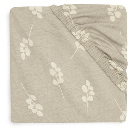 Hoeslaken Jersey 40/50x80/90cm Twig - Olive Green - Babywinkel - 8717329376403