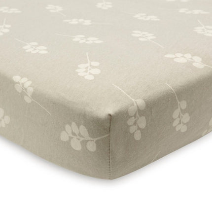 Hoeslaken Jersey 70/140x75/150cm Twig - Olive Green - Babywinkel - 8717329376380