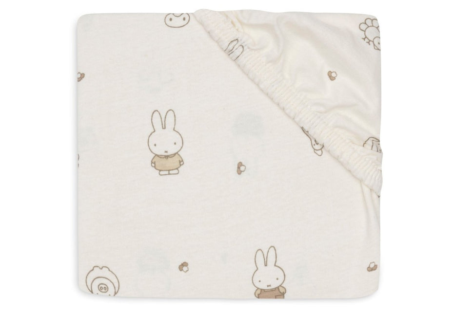 Hoeslaken - Jersey - Nijntje Family Farm 60x120 cm koop je bij Babywinkel