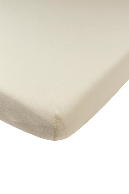 Hoeslaken juniorbed jersey Uni - soft sand - 70x140/150cm - Babywinkel - 4054703502503