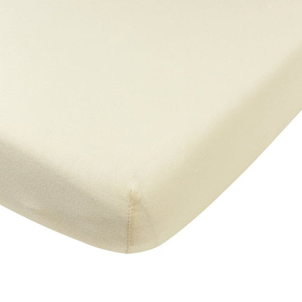 Hoeslaken ledikant jersey Uni - nature - 60x120cm - Babywinkel - 4054703507300