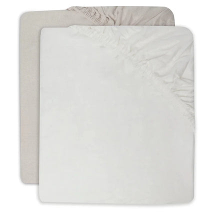 Hoeslaken Set 2 - Pack – Zachte Jersey 60x120cm koop je bij Babywinkel
