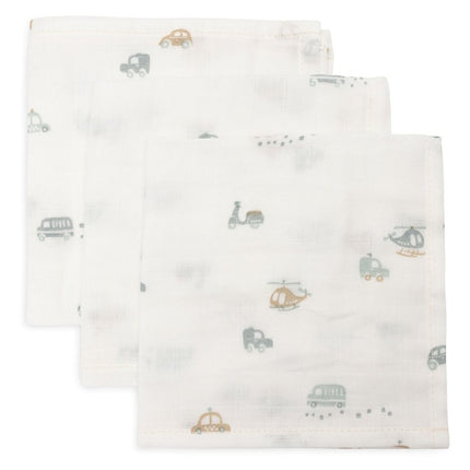 Hydrofiel Monddoekje 31x31cm - On The Go - 3 Stuks - Babywinkel - 8717329393394