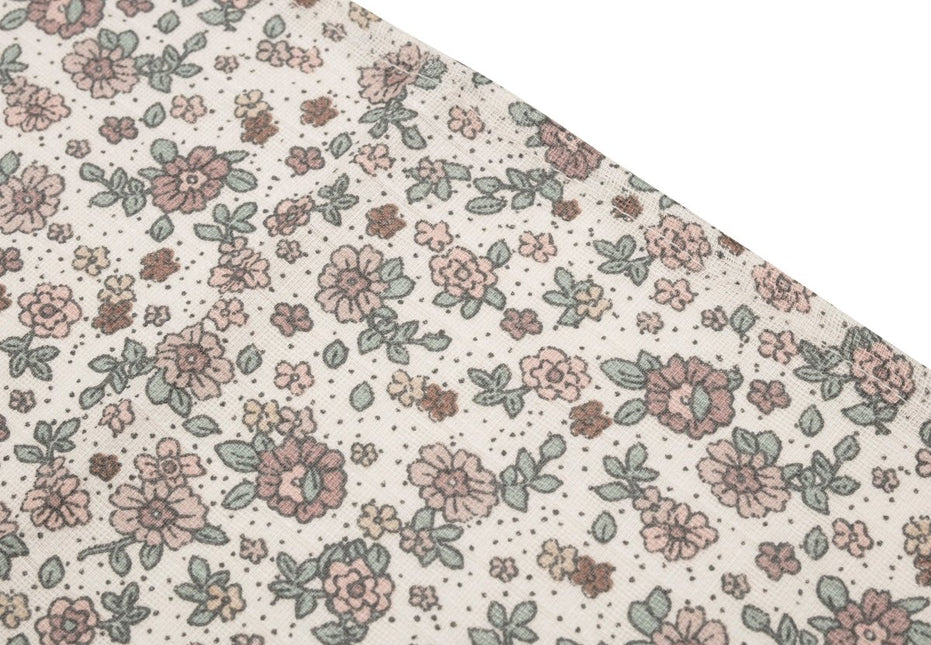 Hydrofiel Monddoekje - Retro Flowers - 3 Stuks - Babywinkel - 8717329376830