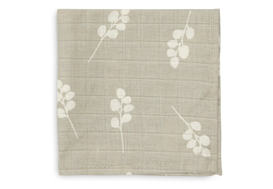 Hydrofiel Monddoekje Twig - Olive Green - 3 Stuks - Babywinkel - 8717329376915