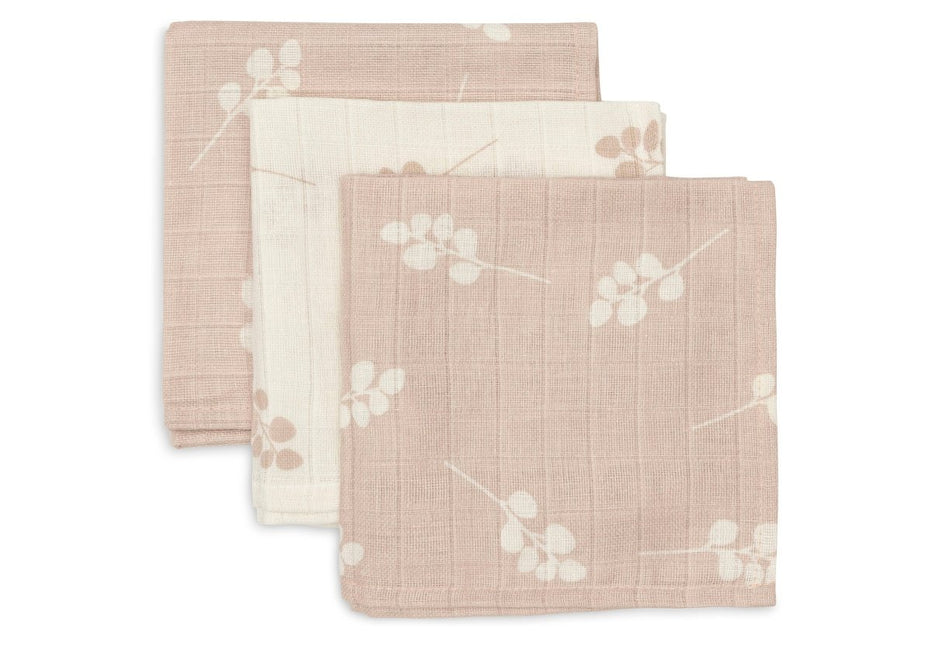 Hydrofiel Monddoekje Twig - Wild Rose - 3 Stuks - Babywinkel - 8717329376878