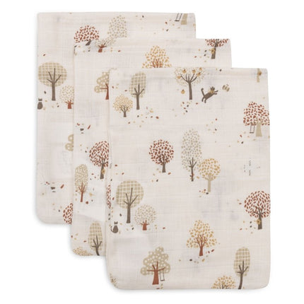 Hydrofiel Washandje 15x20cm - Tiny Park - 3 Stuks - Babywinkel - 8717329400726