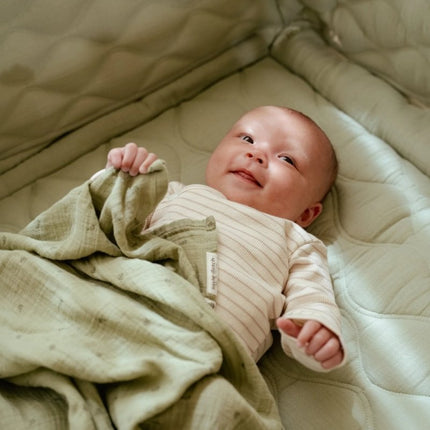 Hydrofiele doek 120x120 - Pure Sage - Babywinkel - 8721122584231