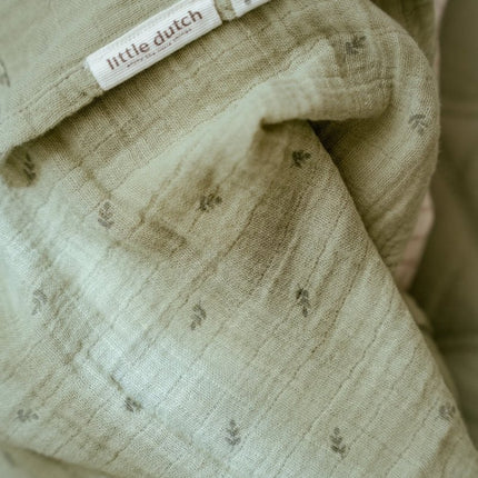 Hydrofiele doek 120x120 - Pure Sage - Babywinkel - 8721122584231