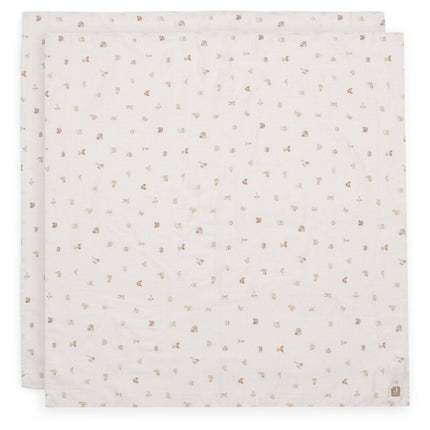 Hydrofiele Doek Large 115x115cm - Animal Friends - 2 Stuks - Babywinkel - 8717329400597