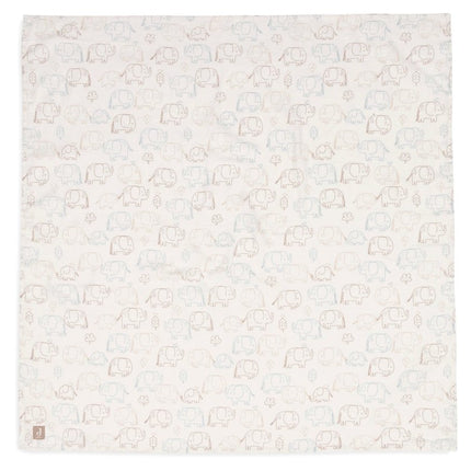 Hydrofiele Doek Large 115x115cm - Elephant Tales - 2 Stuks - Babywinkel - 8717329400634