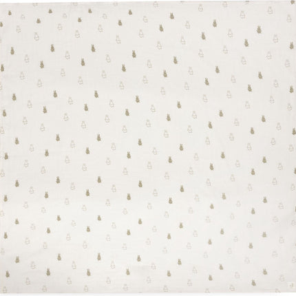 Hydrofiele Doek Large 115x115cm Happy Miffy - Olive Green - 2 Stuks - Babywinkel - 8717329378940