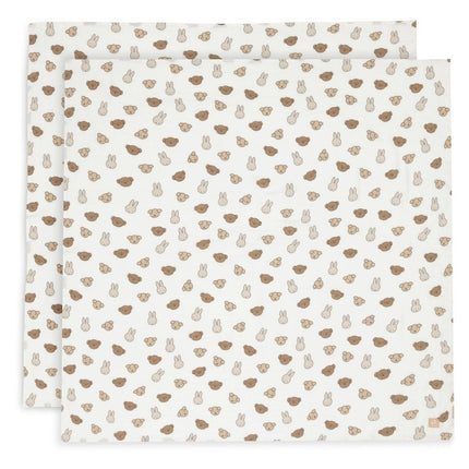 Hydrofiele Doek Large 115x115cm - Miffy and Friends - 2 Stuks - Babywinkel - 8717329393417