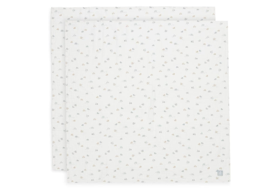 Jollein Hydrofiele Doek 115X115Cm - On The Go - 2 Stuks koop je bij Babywinkel