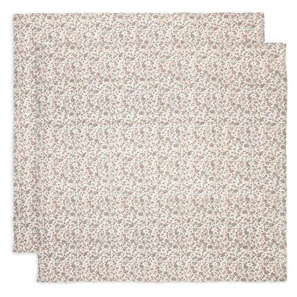 Hydrofiele Doek Large 115x115cm - Retro Flowers - 2 Stuks - Babywinkel - 8717329376816